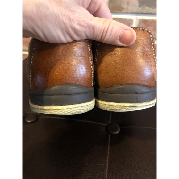 Johnstown & Murphy Light Brown Leather Loafers Mens 10 1/2 M 25 3230 - Picture 5 of 5